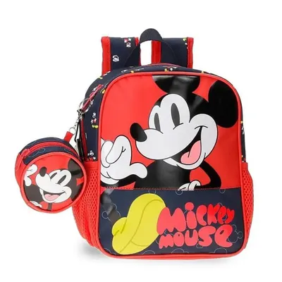 Disney Ranac M. Mouse Fashion 4732021, 25 cm, Crveni