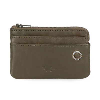 Pepe Jeans Muški kožni novčanik Badge 7370134, 11 cm, Kaki