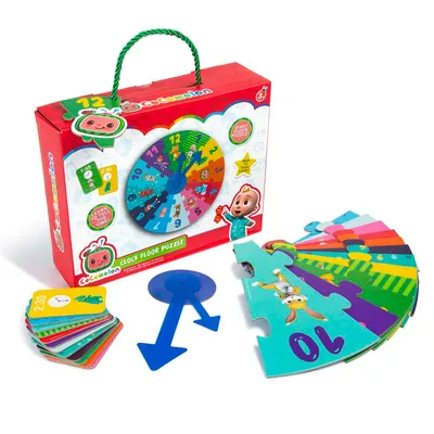 Cocomelon Puzzle u obliku sata, 12 dijelova