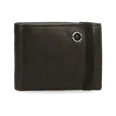 Pepe Jeans Muški kožni novčanik Badge 7373931, 11.5 cm, Crni