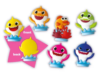 Coolthings Figurica u kapsuli Baby Shark 2D