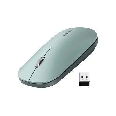UGreen Bežični miš, 2.4GHz, 400DPI, Zeleni