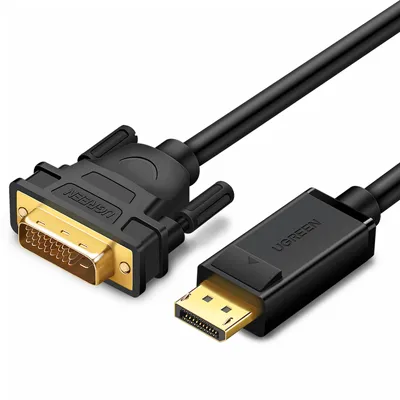 UGreen DisplayPort na DVI kabal, 1.5m, Crni