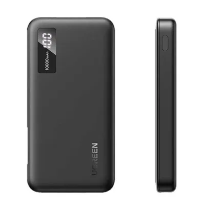 UGreen Eksterna baterija, 20W, 10000mAh, Crna