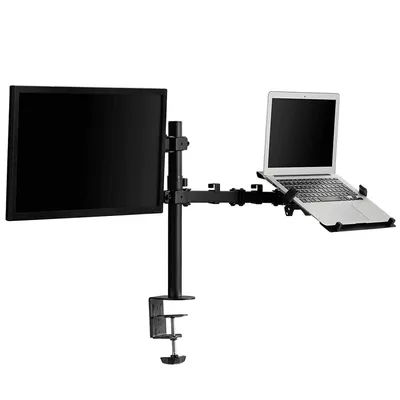 Vonhaus Dvostruki nosač za monitore i laptope, Crni