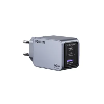 UGreen Punjač Nexode Pro, 65W, 3 Porta, Sivi