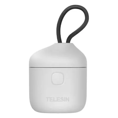 Telesin Kutija za punjač i 2 baterije za GoPro Hero Allin, 1750 mAh, Bijela