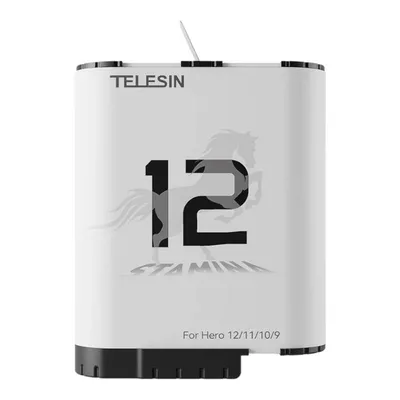Telesin Baterija za GoPro Hero, 1720 mAh, Bijela