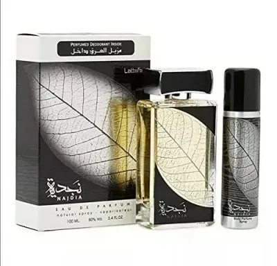 Lattafa Unisex parfemski set Najdia EDP 100ml + 50ml DIO