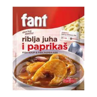 Podravka Fant riblja juha i paprikaš 60g