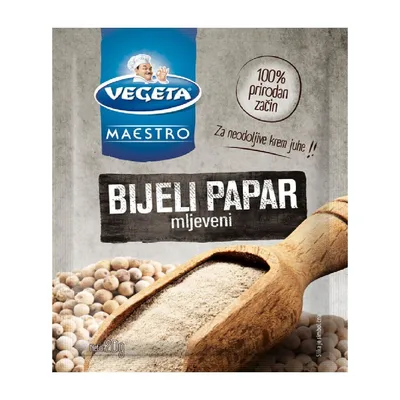 Podravka Bijeli papar mljeveni 20 g
