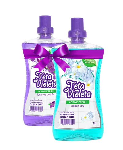 Teta Violeta Sredstva Za Podove Duopack, Ocean + Luxurious