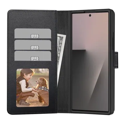 Tech Protect Futrola za mobitel Galaxy Z Fold 7 Wallet, Crna