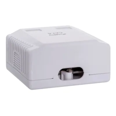 Lanberg Outlet box RJ45 OU6-0002-W, Bijeli