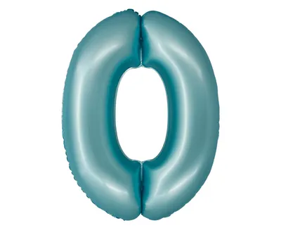 Folijski balon 0 CH-SJNO, 76cm, Svijetloplavi