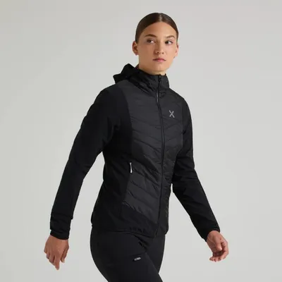 Montura Ženska jakna za planinarenje Trace hybrid, Crna