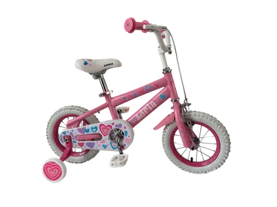Adria Dječiji bicikl G12BA615, 12", Roze-bijeli