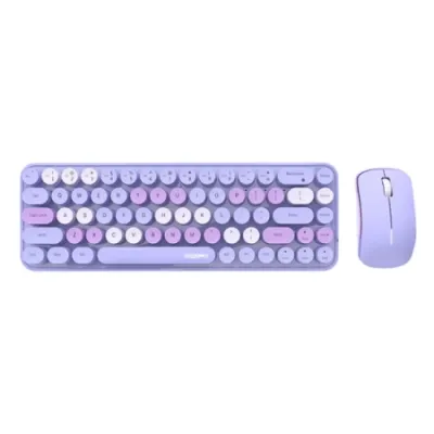 Mofii Desktop set tastaura i miš Wireless, Ljubičasti