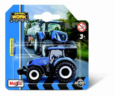 Maisto Dječija igračka Traktor 15530, 8cm, Metalni, Plavi
