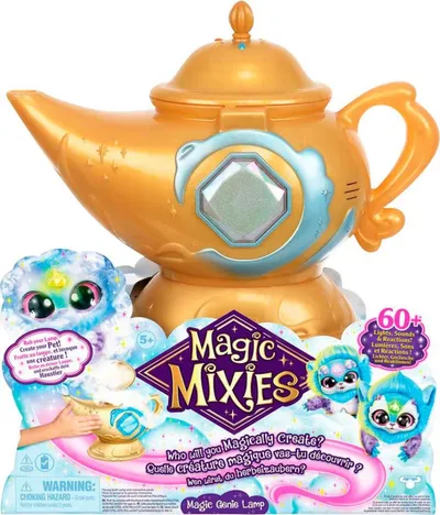 Magic Mixies Dječija interaktivna igračka Čarobna lampa 091000, Zvučni i svjetlosni efekti, 20cm