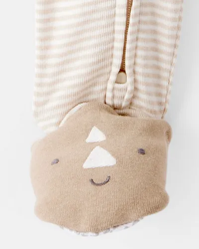 Carters Jednodjelna pidžama za bebe, 1T541310, Bež