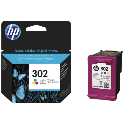 HP, Tinta 302 (F6U65AE), Boje, 4ml, 165 Stranica, F6U65AE