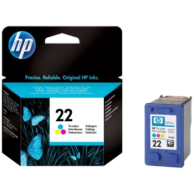 HP, Tinta 22 (C9352AE), Boje, 5ml, 165 Stranica, C9352AE