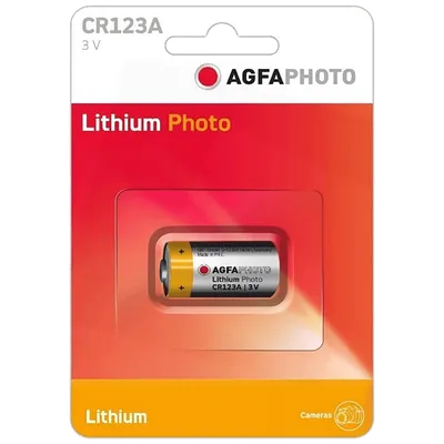 Agfa, Baterija Litijumska CR123A, 3V, Blister 1 Komad, CR123A B1