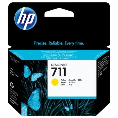 HP, Tinta 711 (CZ132A), 29ml, yellow, CZ132A