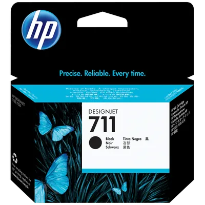 HP, Tinta 711 (CZ129A), 38 ml, crna, CZ129A