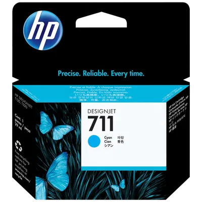 HP, Tinta 711 (CZ130A), 29 ml, cyan, CZ130A