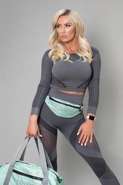 Lovely Bag Sport Belt Bag - Medium Mint/Siva Torba Za Pojas