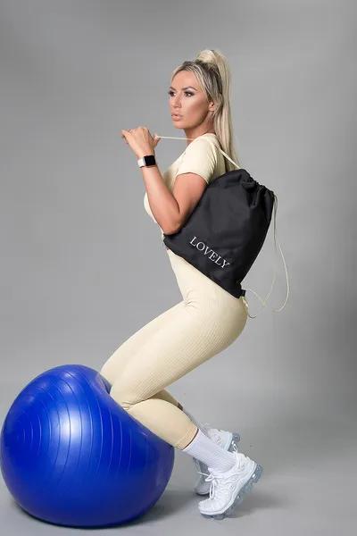 Lovely Bag Sport Bag - Basic Crno/Bež Sportska Torba