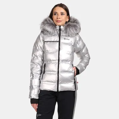 KILPI Ženska jakna Insulated LTD Sirius-W, Srebrne boje