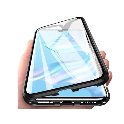 Maska za mobitel Magnetic za Samsung S24 Ultra, 360°, Staklena, Purple