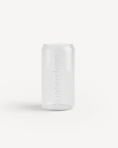 Waterdrop Staklena čaša Cola, 400ml, Providna