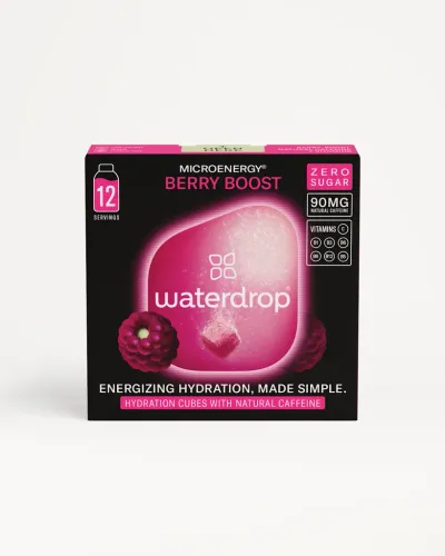 Waterdrop Kockica za hidrataciju Berry boost, Kupina, 12 komada