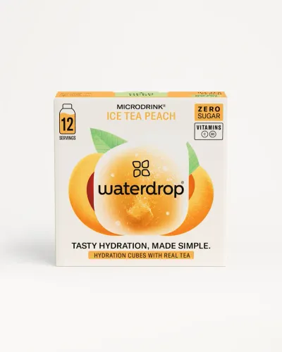 Waterdrop Kockica za hidrataciju Ice tea Breskva , 12 komada