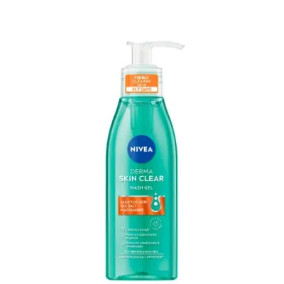 Nivea Derma Skin Clear gel za umivanje, 150 ml