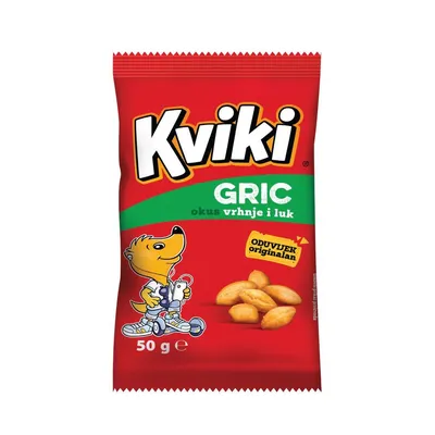Kviki Gric, Vrhnje i luk, 50 g