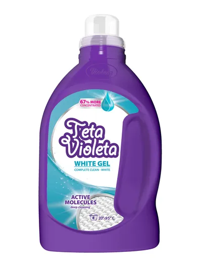 Teta Violeta Deterdžent za rublje White gel, 1 l