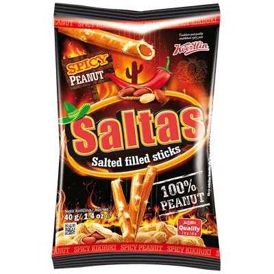 Saltas Štapići, Kikiriki Spicy, 40 g