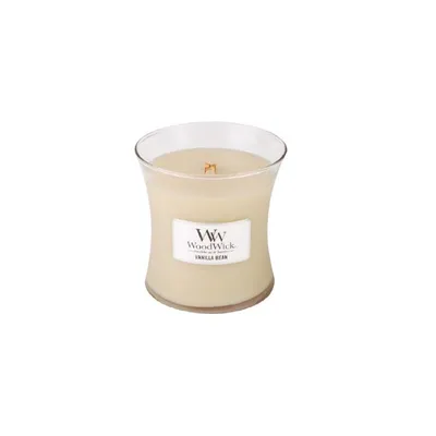 WoodWick Mirisna svijeća Classic Vanilla & Sea Salt, mala