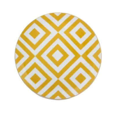 Porland plitki tanjir 17 cm Morocco,  žute boje