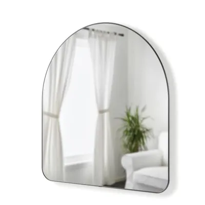 Umbra Ogledalo Hubba Arched, platinum boje