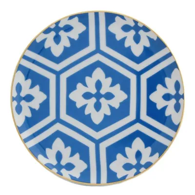 Porland plitki tanjir 17 cm Morocco, svjetloplave boje