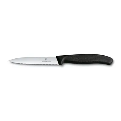 Victorinox Swiss Reckavi ravni nož, 10 cm, crne boje