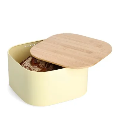 Zeller Kutija za hljeb Kocka, žute boje