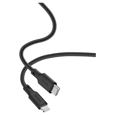 Yenkee kabel USB tipa C za rasvjetu YCU 635 BK, 1,5 m, crni
