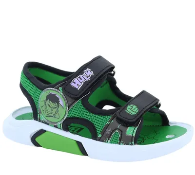 Chekich Sandale za dječake Marvel Hulk, Zelene